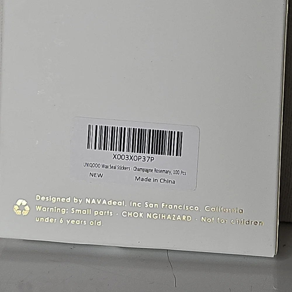 White Wax Seal Stickers 100 Packs